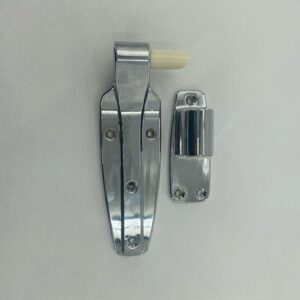 A closeup look of a DOOR HANDLE