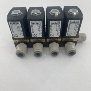 SOLENOID Four STA. BLOCK Twenty Four VDC, BRASS