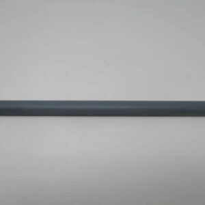 Long gray PVC plastic rod