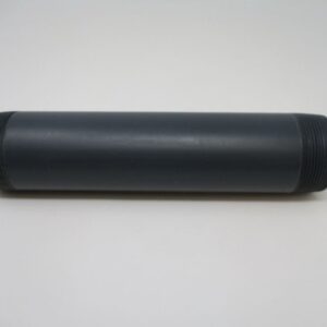 Dark gray threaded pipe nipple