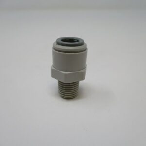 Male threaded push-to-connect pneumatic fitting