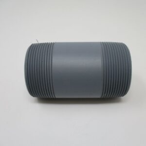 Large gray double-threaded pipe nipple