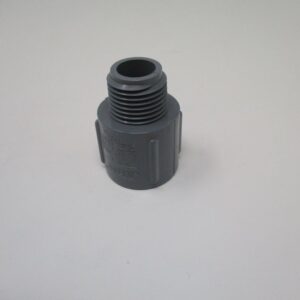Gray PVC male threaded adapter fitting