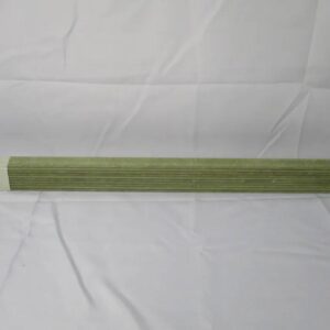 bundle of green fiberglass strips