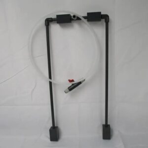 tubing assembly with two vertical support rods