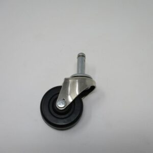Small swivel caster wheel with stem