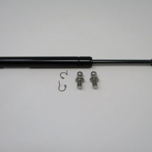 extended gas strut with ball studs and clips