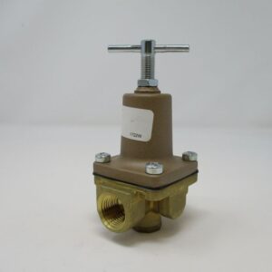 Brass pressure regulator featuring T-handle