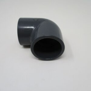 PVC 90 elbow showing inner opening