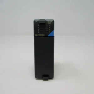 Black PLC module with status indicators