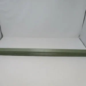 Long green ribbed fiberglass angle bar