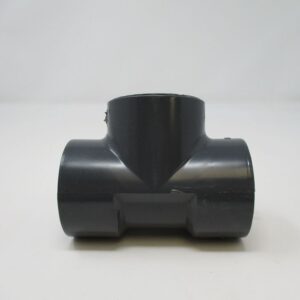 Black PVC T-shaped pipe connector
