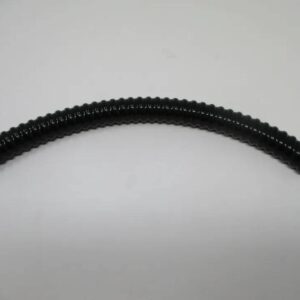black corrugated conduit hose segment