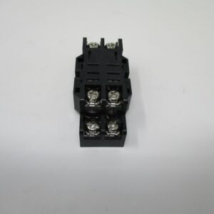 Top view of four-screw relay connector
