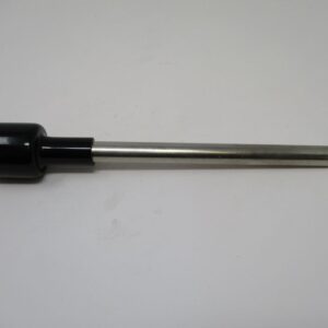 Long stainless rod with black cap