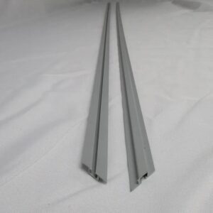 Two parallel automotive trim profiles