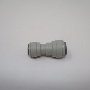 Gray inline push-to-connect union fitting