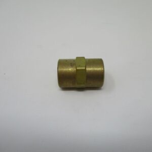 small brass pipe coupling