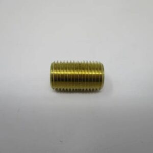 Brass threaded insert coupling for fittings