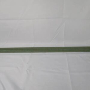 Long green fiberglass U-channel rail pair