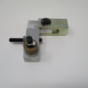 Adjustable metal mounting bracket with bolt