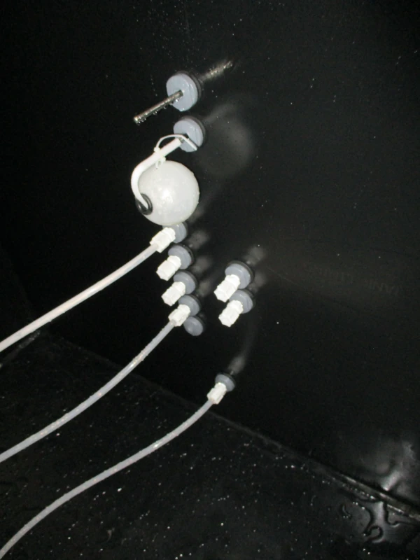 Exposure-zone RTDs and ports inside a salt fog chamber